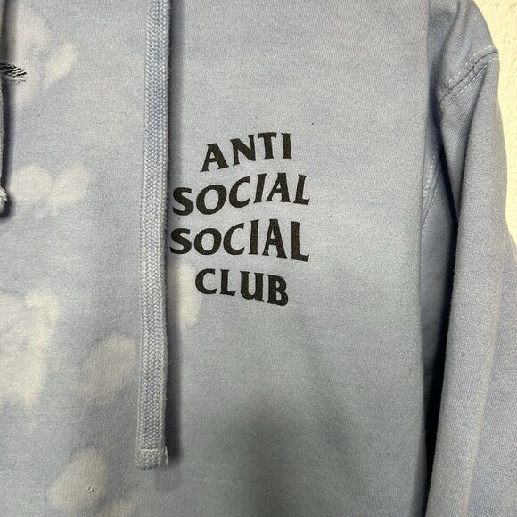 Anti Social Social Club ASSC Hoodie “Blue White” - Picture 4 of 8